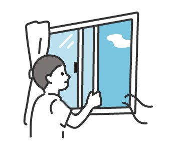 快適な空間のイラスト